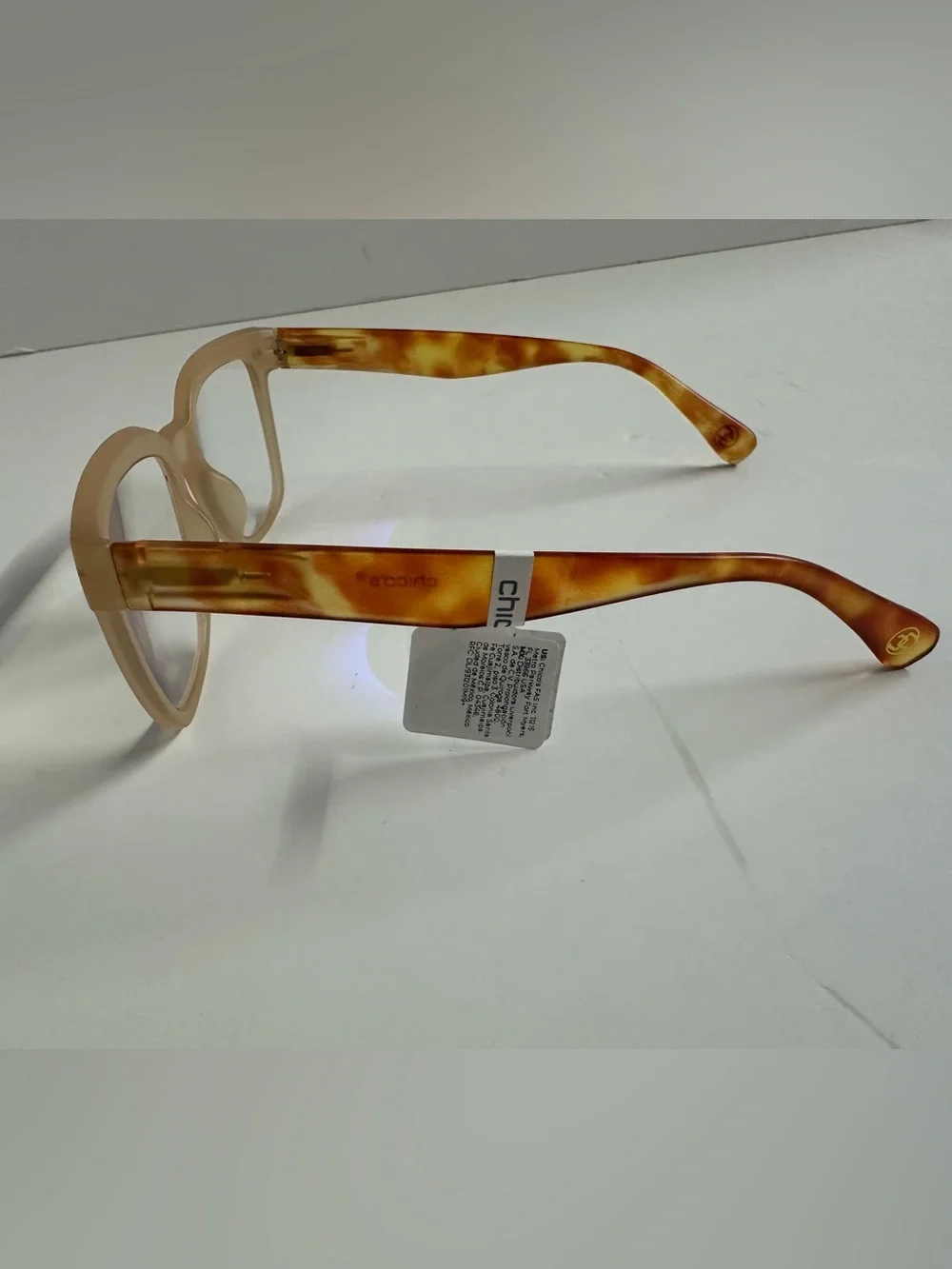 Chico's Matte Coral 1.5 Readers with Case & Cloth - NWT